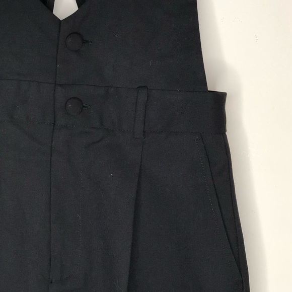 Frank & Oak Short Overall Romper in Black - Picture 7 of 8